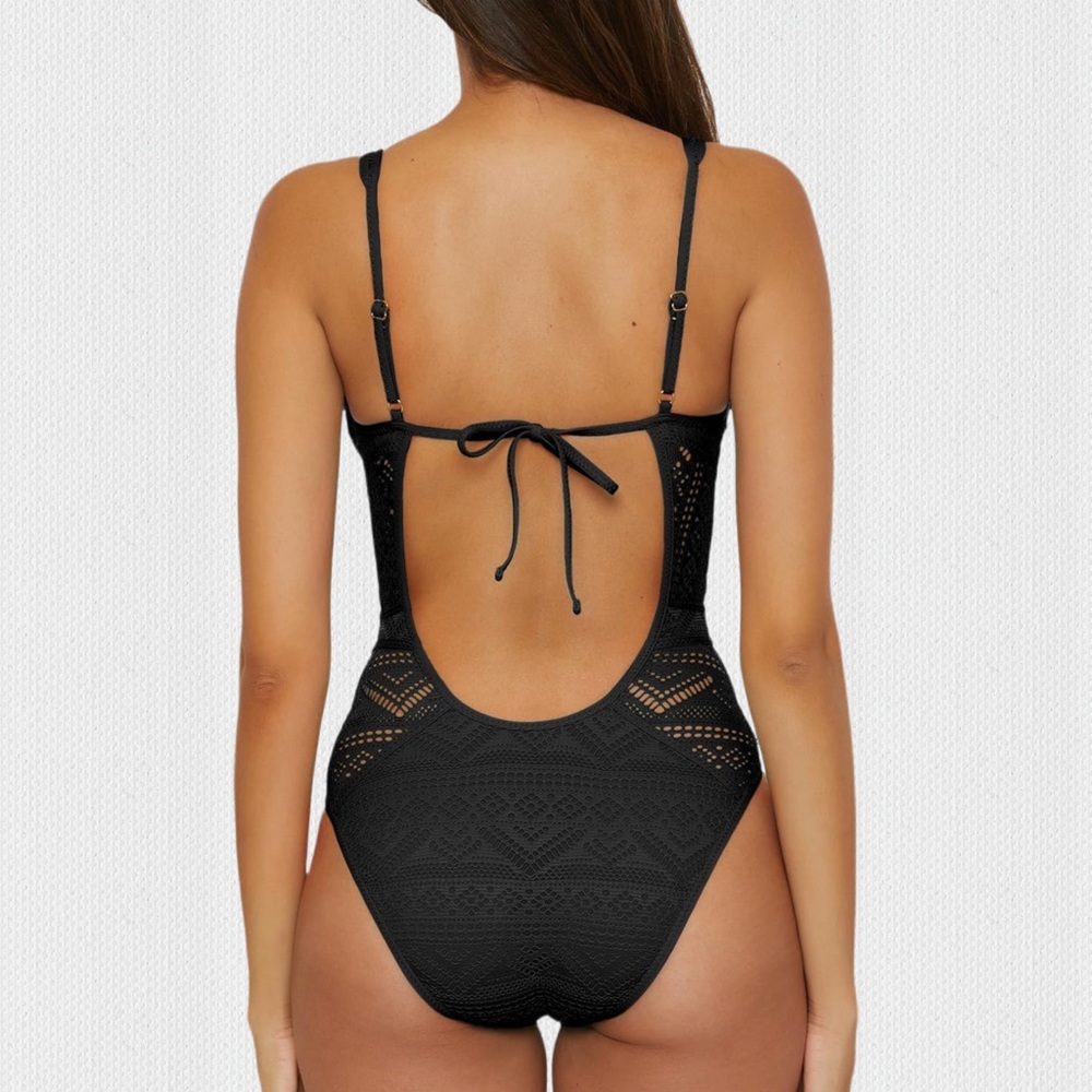 NWT BECCA Color Play One Piece Swimsuit - Picture 4 of 6